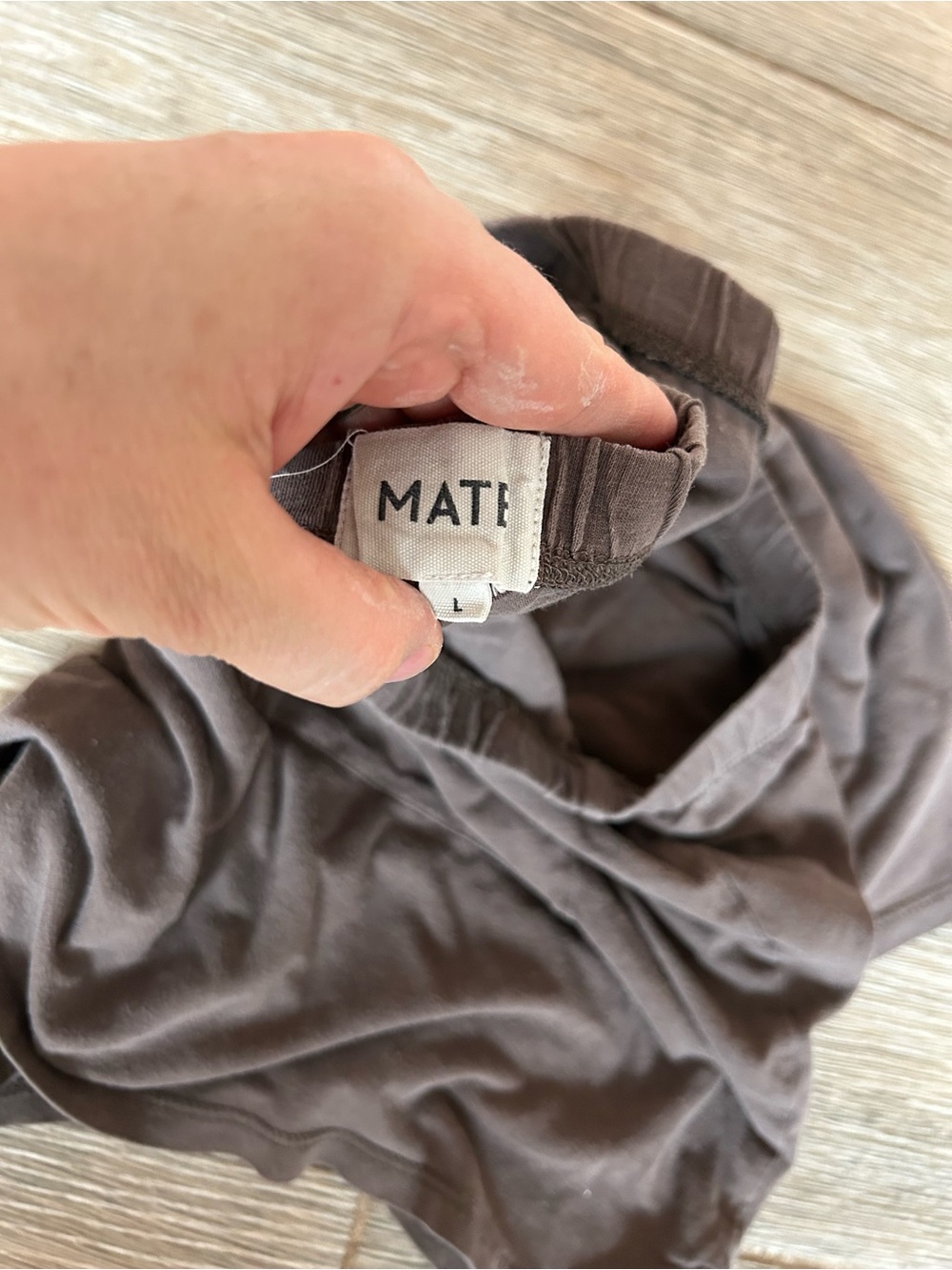 Women's Brown Lounge Shorts - Comfortable Everyday Knit - Picture 3 of 3